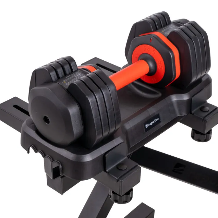 Ensemble Paire Haltères réglables 6,5 à 24,5 KG avec socle de rangement