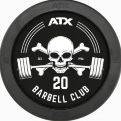 Ensemble professionnel d'haltères de 5 à 20 kg jusqu'à 5 à 50 kg au choix avec design ATX Barbell Club