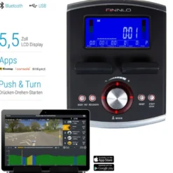 Entraîneur elliptique pour entraînement de cardio - Écran LCD