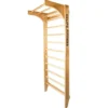 Espalier de gymnastique et musculation en bois massif avec barre de traction intégrée - Capacité de charge 100 kg