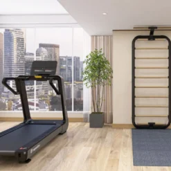 Espalier en bois de hêtre et acier design pour fitness et gymnastique à domicile avec barres de traction - 220 x 86 cm