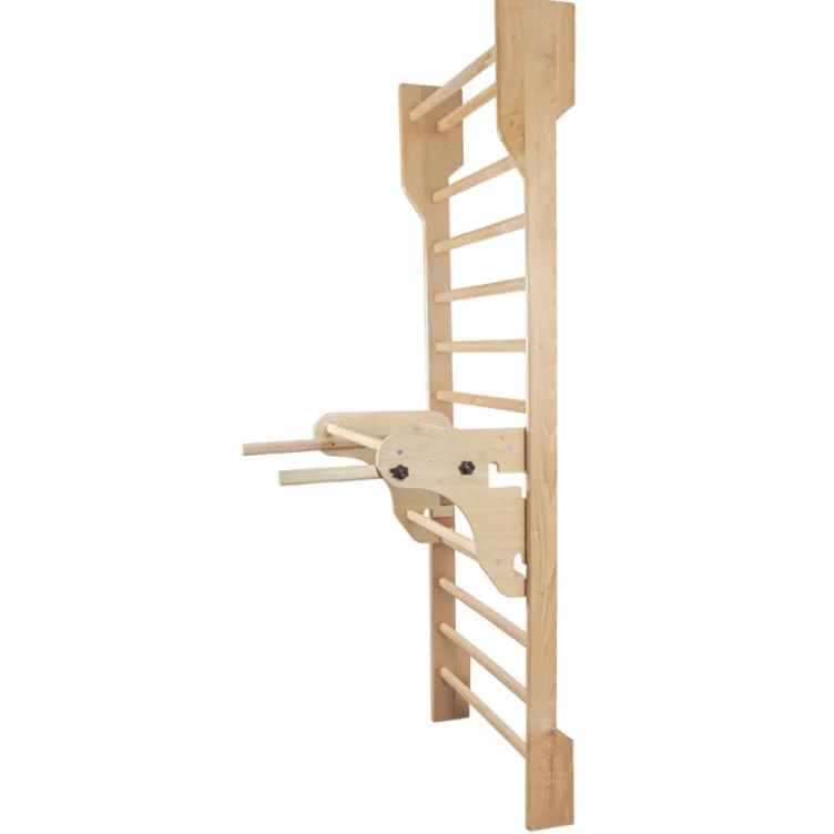 Espaliers d'intérieur en bois avec accessoires de musculation - 190 x 65 cm