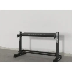Etagère de rangement pour haltères et médecines balls en acier sur 2 niveaux