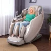 Fauteuil de massage avec technologie 4D et fonction chauffante pour une relaxation complète - 40 airbags