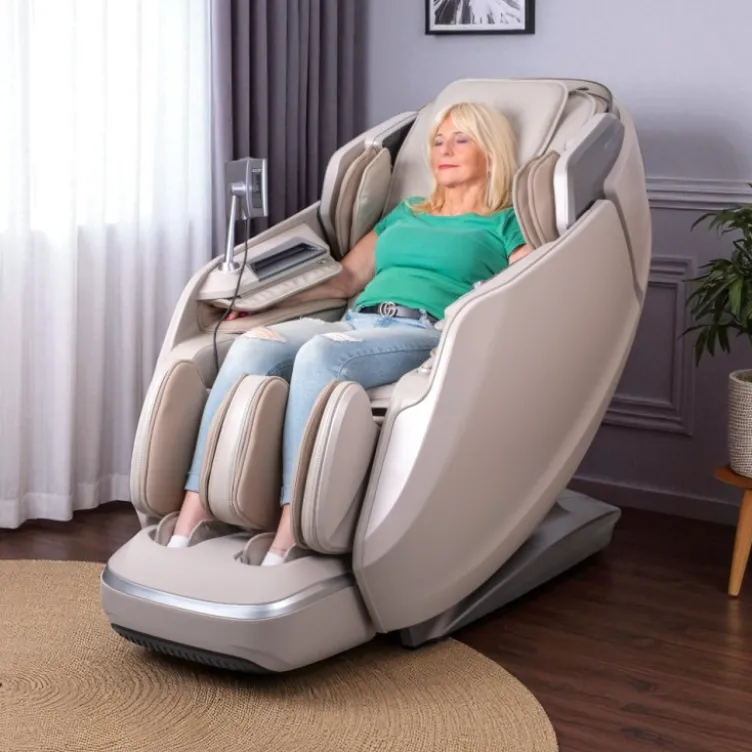 Fauteuil de massage avec technologie 4D et fonction chauffante pour une relaxation complète - 40 airbags