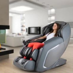 Fauteuil de massage des muscles avec dos chauffant et 12 programmes - Échauffement et soulagement des douleurs musculaires