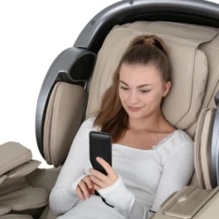 Fauteuil de massage relaxant haut de gamme avec fonction luminothérapie et aromathérapie - Détente musculaire