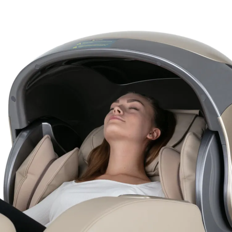 Fauteuil massant de luxe avec chauffage du dos et des mollets et dôme de luminothérapie - Bienfaits musculaires
