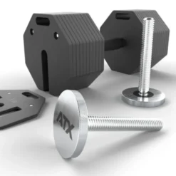 Fermetures filetées longues de 172 mm de long x 4 pour haltères réglables ATX Octa Dumbells - Accessoire d'extension