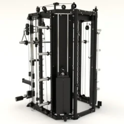 Force USA COMPACTE Multi-gym 8 en 1 avec colonnes de poids 260 kg - Smith machine multi-équipée pour entraînements musculaires