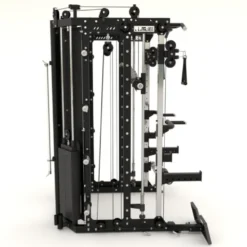 Force USA COMPACTE Multi-gym 8 en 1 avec colonnes de poids 260 kg - Smith machine multi-équipée pour entraînements musculaires