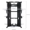 FORCE USA C10 - Smith Machine polyvalente avec double colonne de poids - Qualité professionnelle
