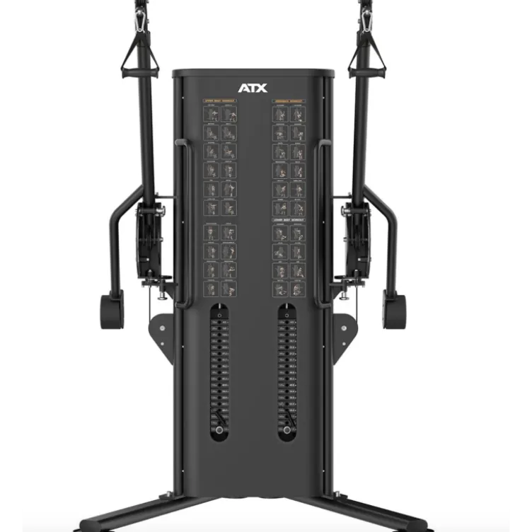 Functional pull trainer ATX avec poulie double vis à vis pour exercices de tirage - 2 x 92,5 kg