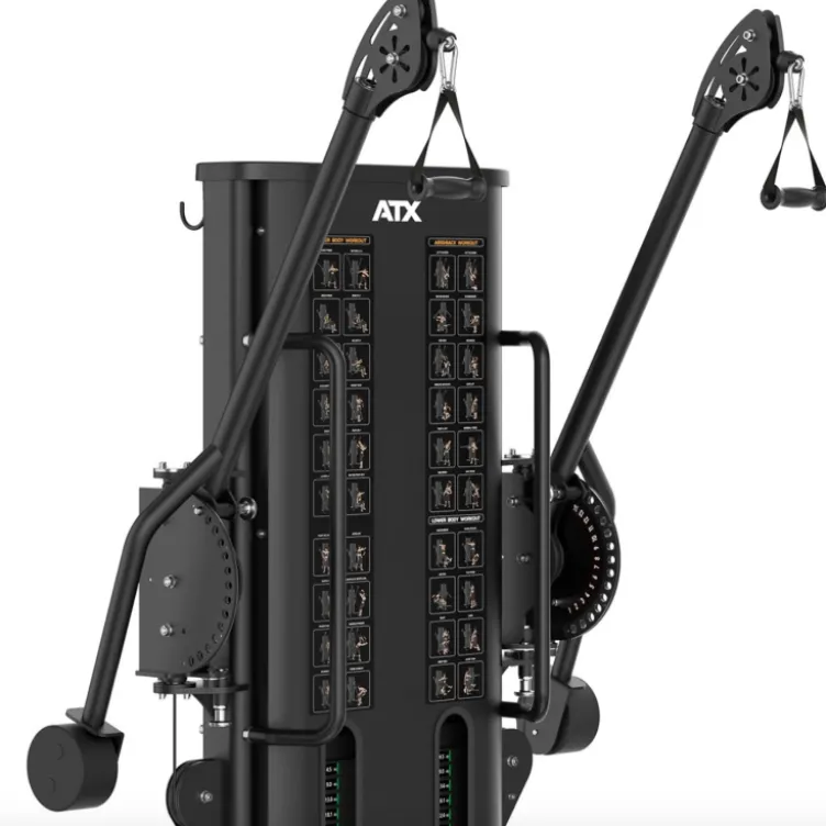 Functional pull trainer ATX avec poulie double vis à vis pour exercices de tirage - 2 x 92,5 kg