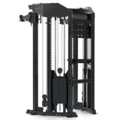 Functional Trainer Force USA - Rack de musculation à poulies doubles pour home gym et salle professionnelle - 2 x 90,7 kg