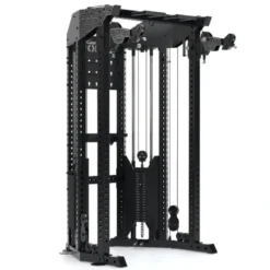 Functional Trainer Force USA - Rack de musculation à poulies doubles pour home gym et salle professionnelle - 2 x 90,7 kg
