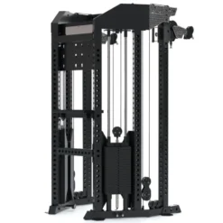 Functional Trainer Force USA - Rack de musculation à poulies doubles pour home gym et salle professionnelle - 2 x 90,7 kg