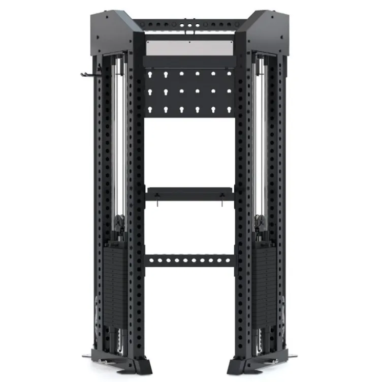 Functional Trainer Force USA - Rack de musculation à poulies doubles pour home gym et salle professionnelle - 2 x 90,7 kg