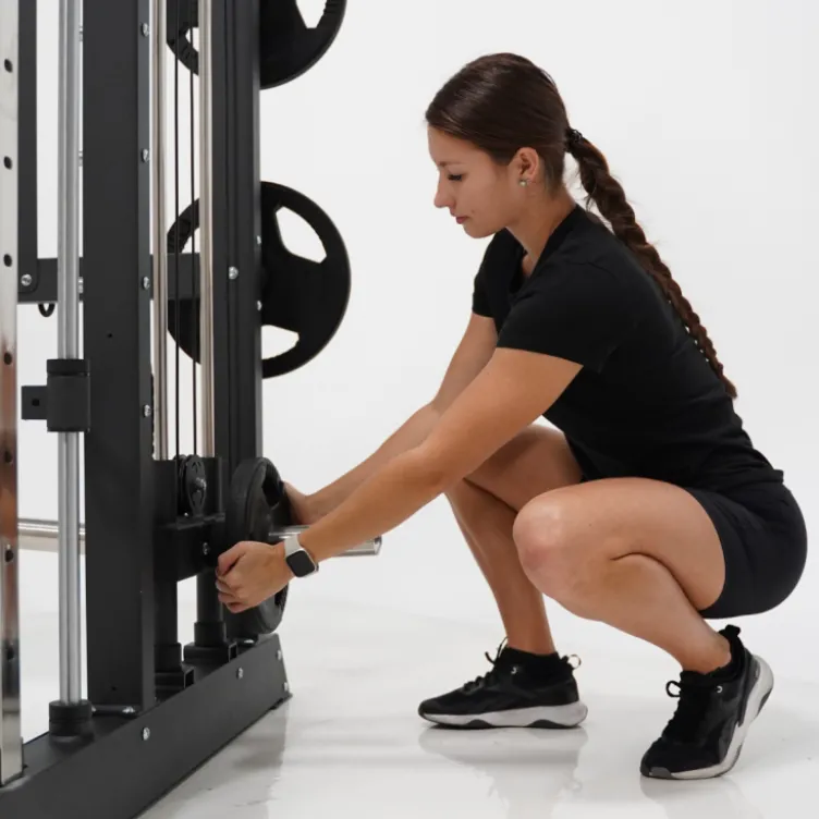 Functional trainer multi-équipé avec accessoires multiples - Musculation Force USA F50 V2