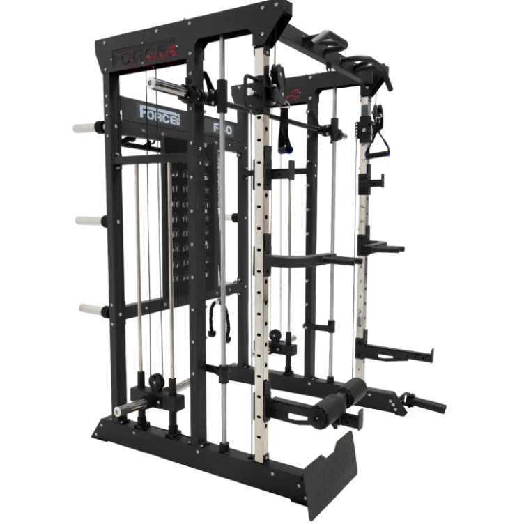 Functional trainer multi-équipé avec accessoires multiples - Musculation Force USA F50 V2