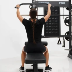 Functional trainer multi-équipé avec accessoires multiples - Musculation Force USA F50 V2