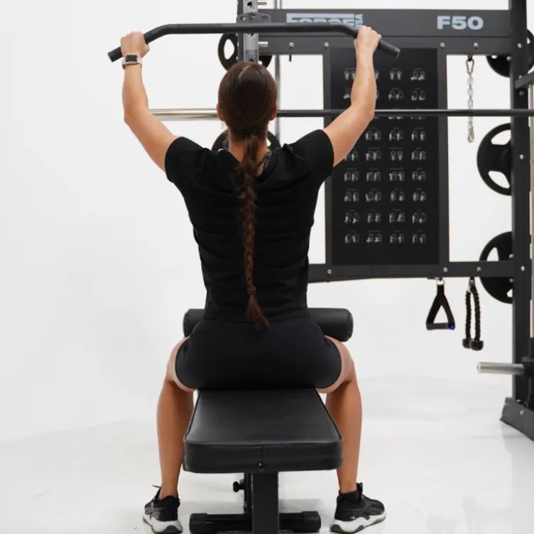 Functional trainer multi-équipé avec accessoires multiples - Musculation Force USA F50 V2