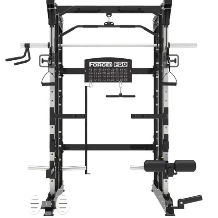 Functional trainer multi-équipé avec accessoires multiples - Musculation Force USA F50 V2
