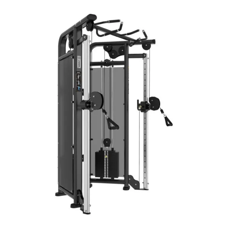 Functionnal trainer PRO poulies réglables 138 kg - Appareil pour salles de sport commerciales - Genesis Series Titanium Strength