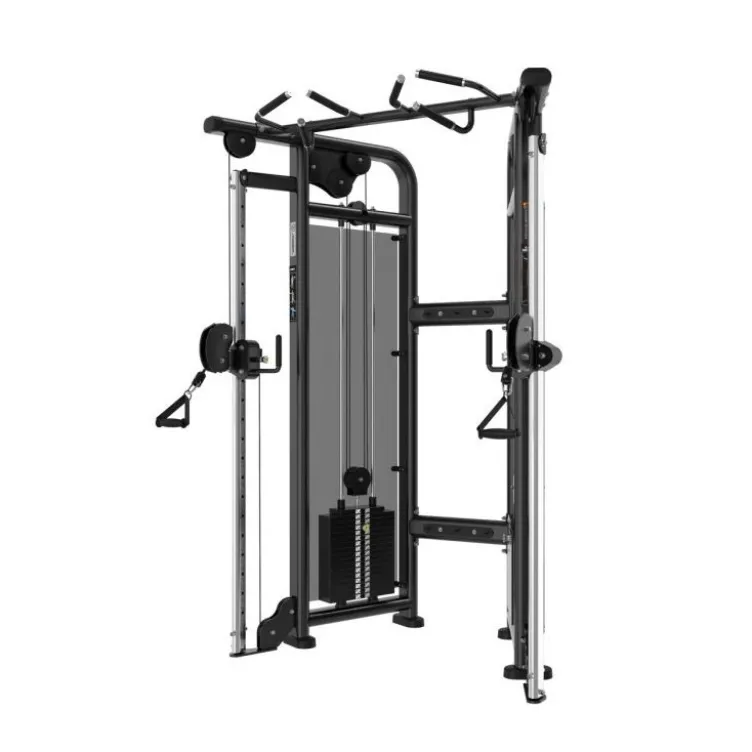 Functionnal trainer PRO poulies réglables 138 kg - Appareil pour salles de sport commerciales - Genesis Series Titanium Strength