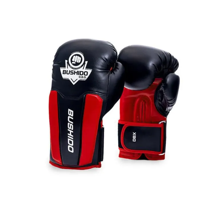 Gants de boxe cuir synthétique pour sports de combat