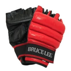 Gants de boxe en cuir doigts coupés Bruce Lee