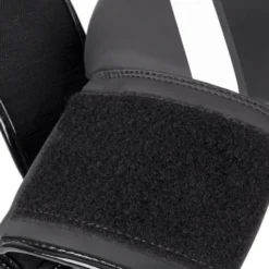 Gants de boxe noir avec large sangle velcro de qualité premium