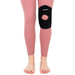 Genouillère de protection de l'articulation - Accessoire de soutien à scratch pour le genou - Musculation