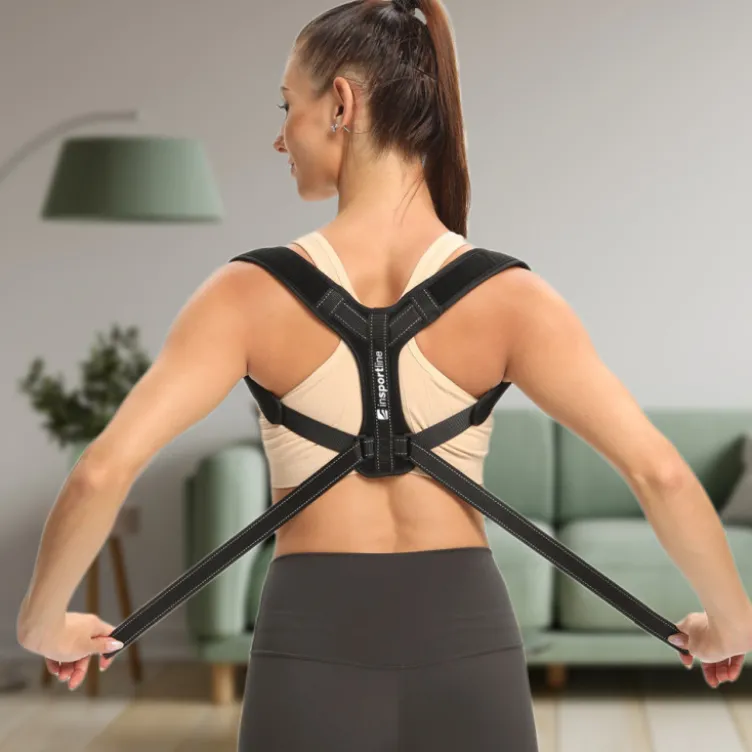Gilet correcteur de posture avec bande velcro pour limiter les douleurs dorsales