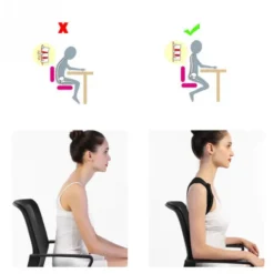 Gilet correcteur de posture avec bande velcro pour limiter les douleurs dorsales