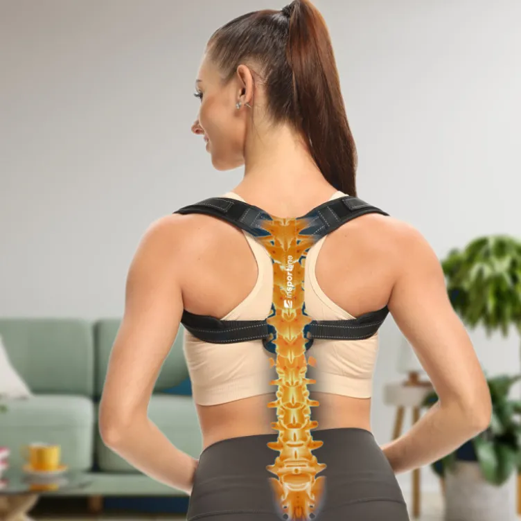 Gilet correcteur de posture avec bande velcro pour limiter les douleurs dorsales