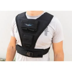 Gilet de musculation Kingsbox lesté et réglable - Charge maximale 10 KG pour Hyrox et Crosstrainig