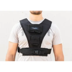 Gilet de musculation Kingsbox lesté et réglable - Charge maximale 10 KG pour Hyrox et Crosstrainig