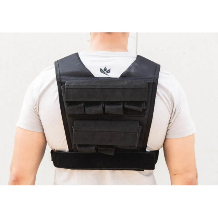 Gilet de musculation Kingsbox lesté et réglable - Charge maximale 10 KG pour Hyrox et Crosstrainig