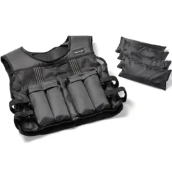 Gilet de musculation lesté 10 et 15 kg ajustable pour Hyrox et Crosstraining