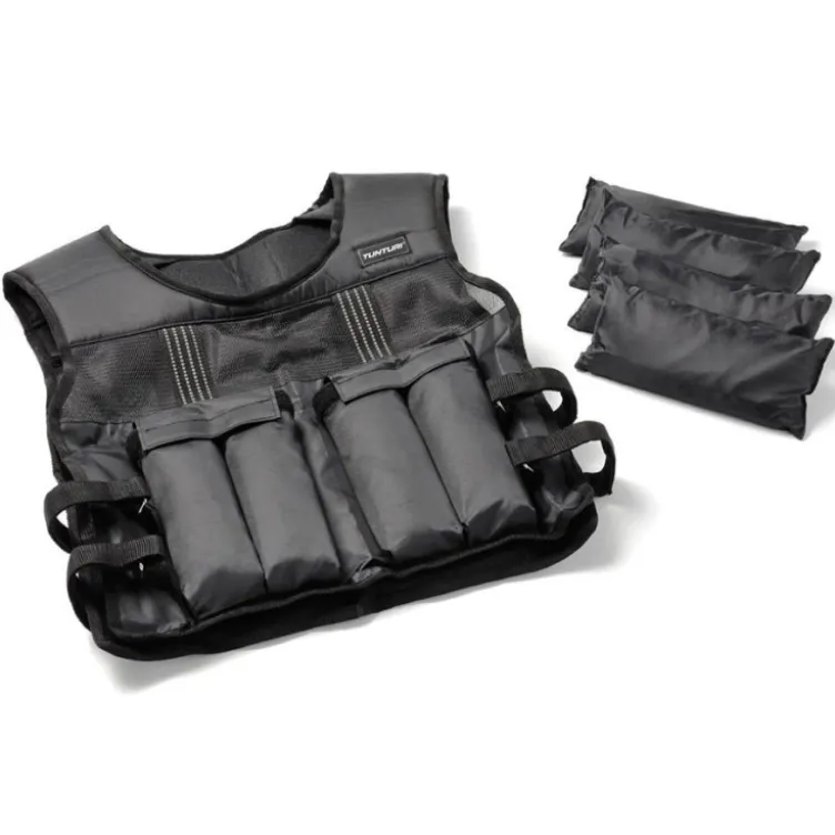 Gilet de musculation lesté 10 et 15 kg ajustable pour Hyrox et Crosstraining