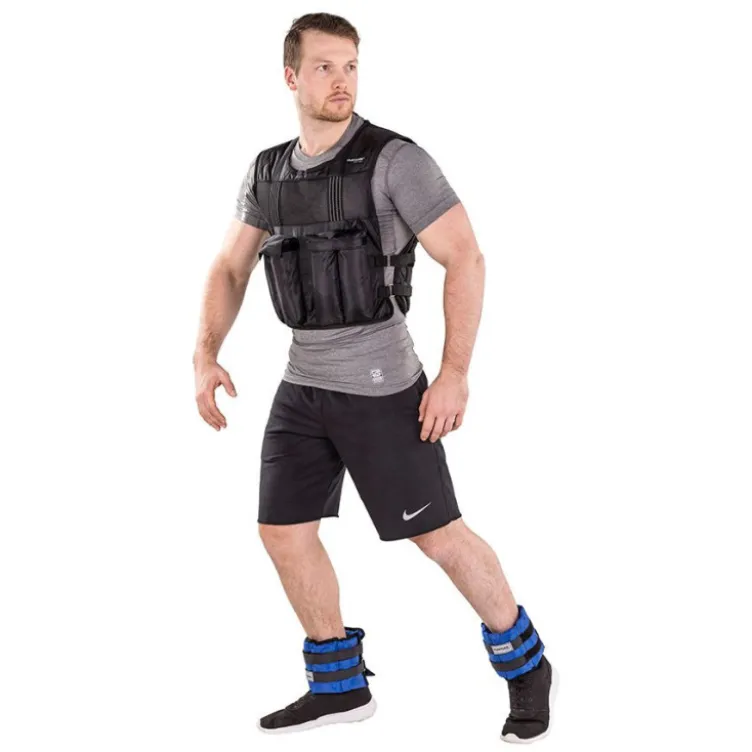 Gilet de musculation lesté 10 et 15 kg ajustable pour Hyrox et Crosstraining