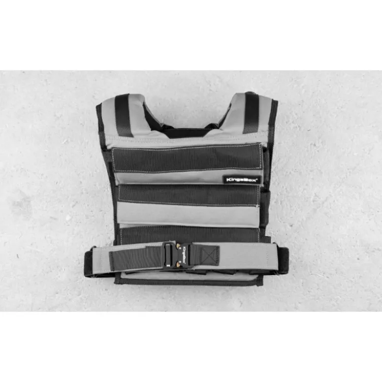 Gilet lesté 30 kg ou 20 kg en nylon pour entraînement de cross-training - Taille unique