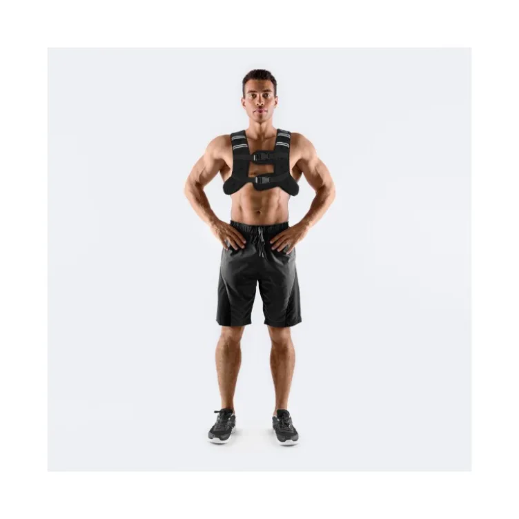 Gilet lesté pour training de musculation avec poids fixe - 5 et 8 kg