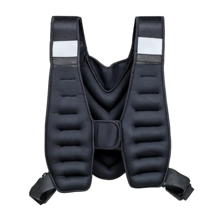 Gilet pondéré de musculation en néoprène et sable / bretelles confortables - 5 kg pour Hyrox