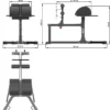 Glute ham Developer - Cross ATX capacité de travail 300 kg