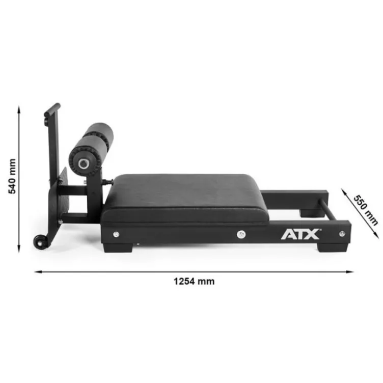 Glute Ham Trainer au sol ATX ultra compact pour entraînement du bas du corp en home gym
