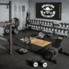 Grand drapeau ATX - Barbell club logo tête de mort