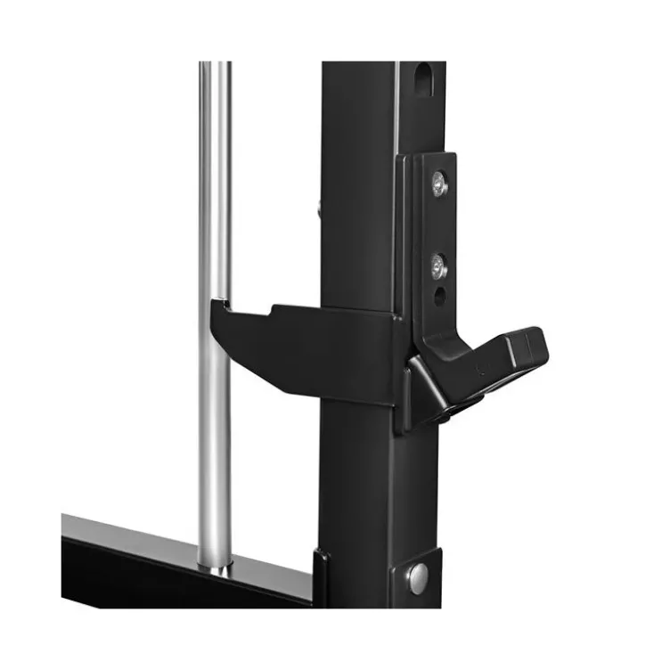 Half rack avec barre guidée et poulie haute et basse à charge libre - Capacité de charge 136 kg