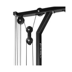 Half rack avec barre guidée et poulie haute et basse à charge libre - Capacité de charge 136 kg